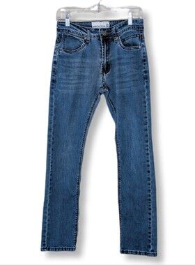 Paper Denim & Cloth Mid Rise Straight Jeans – Size 28 (Medium Blue) X 28.5